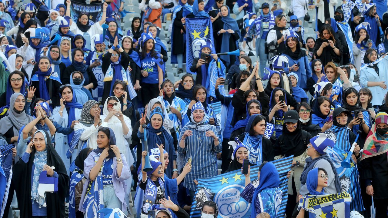 Iranian women were allowed to attend a national football championship match for the first time since the 1979 Islamic Revolution on August 25, 2022. 
