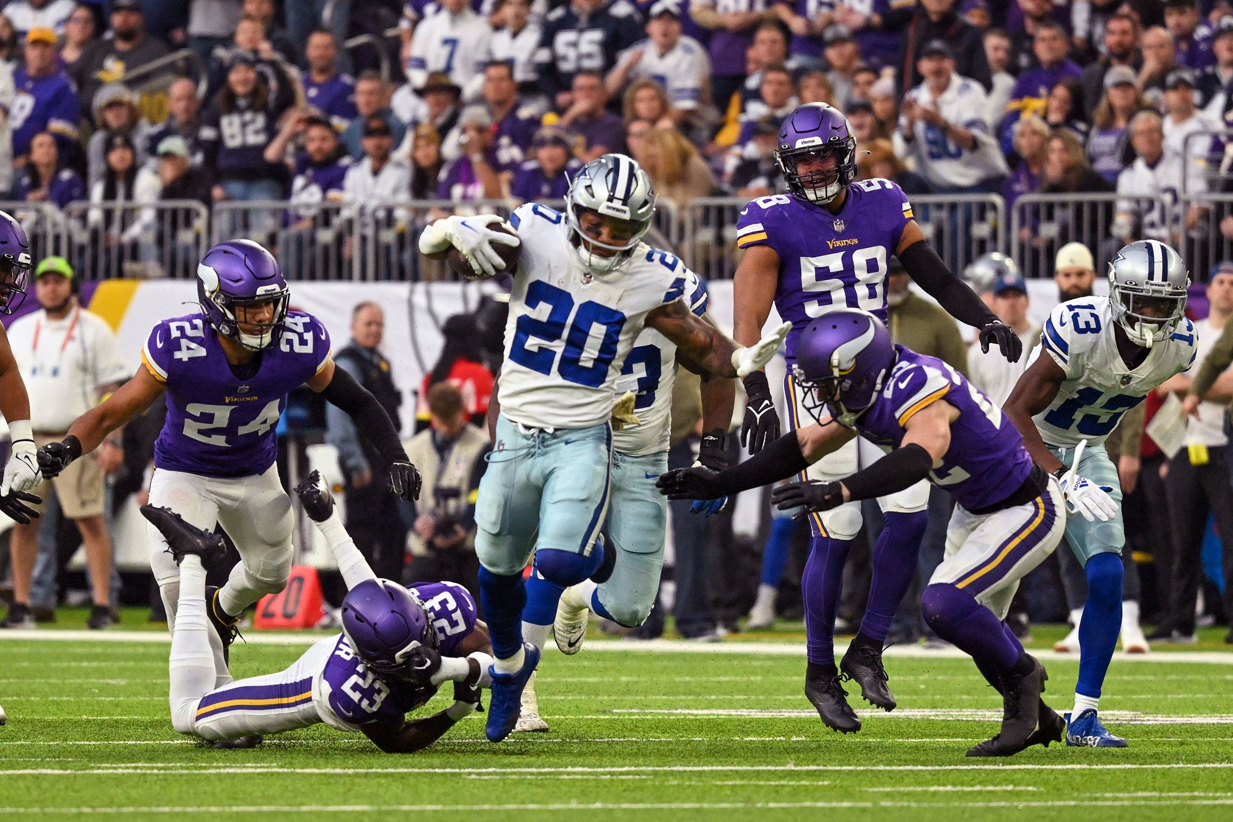 Every touch from Dallas Cowboys running back Tony Pollard's 2-TD game vs.  New York Giants on 'Sunday Night Football'
