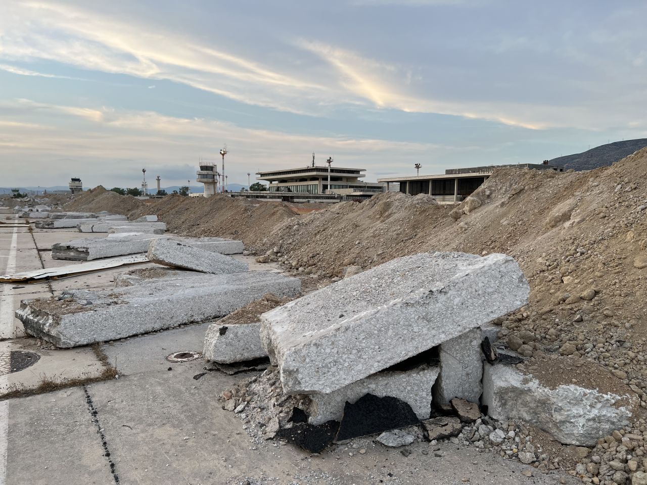 More than 300,000 square feet of concrete and tarmac from old runways will be repurposed for paving and benches in the new park, helping to reduce the carbon emissions generated by the development. 