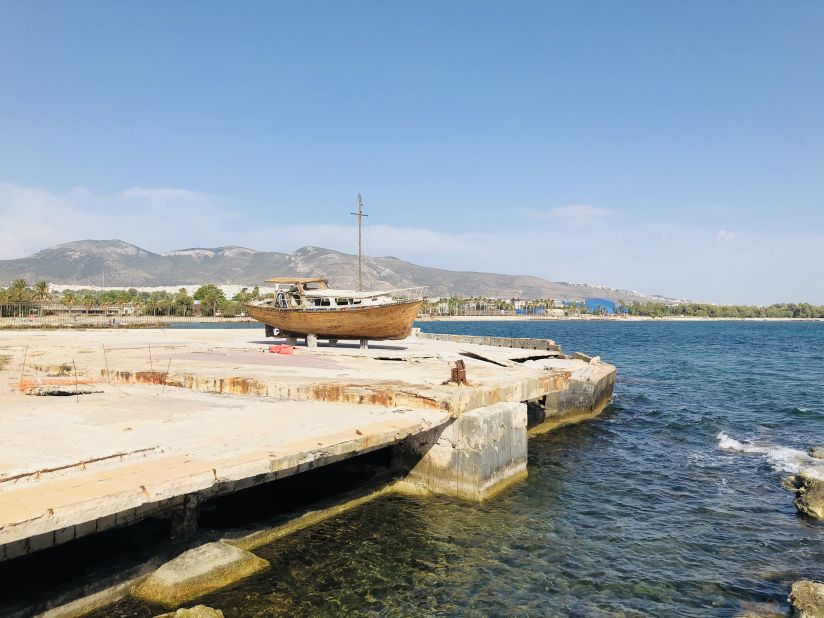 The site borders the Mediterranean Sea, but the waterfront has long been inaccessible to Athenians looking for a coastal day out.