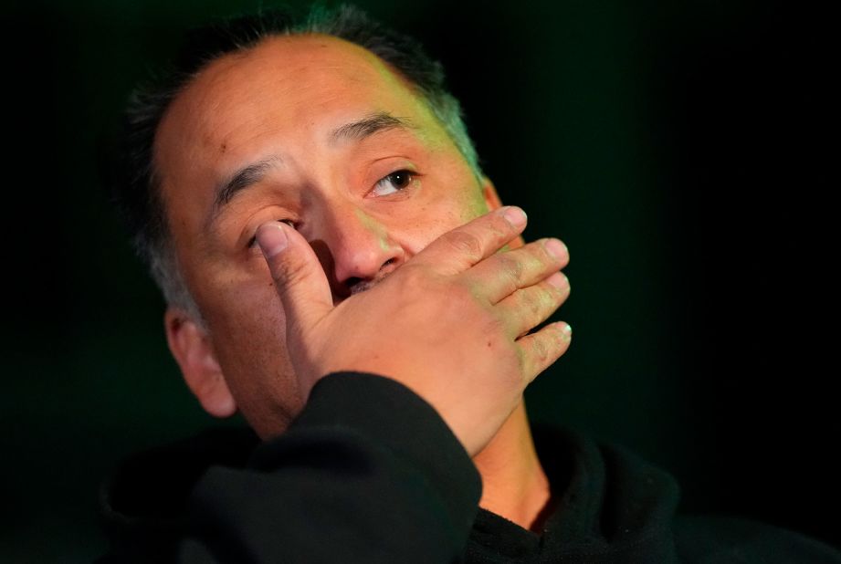 Richard Fierro speaks during a news conference outside his Colorado Springs home on Monday, November 21. The retired Army major was one of the men who <a href="https://www.cnn.com/us/live-news/colorado-springs-club-q-shooting-11-21-22/h_8613fe0f55bde3bc93e600920493d57f" target="_blank">tackled the gunman</a> inside Club Q. He was at the club to watch his daughter's friend perform in a drag show. "I'm not a hero," he told CNN. "I'm just a guy that wanted to protect his kids and wife, and I still didn't get to protect her boyfriend." he told CNN. His daughter's boyfriend, <a href="https://www.cnn.com/us/live-news/colorado-springs-club-q-shooting-11-21-22/h_57e06c306b4f8a6bb9d0e15bf8b10f6b" target="_blank">Raymond Vance</a>, was killed in the shooting.