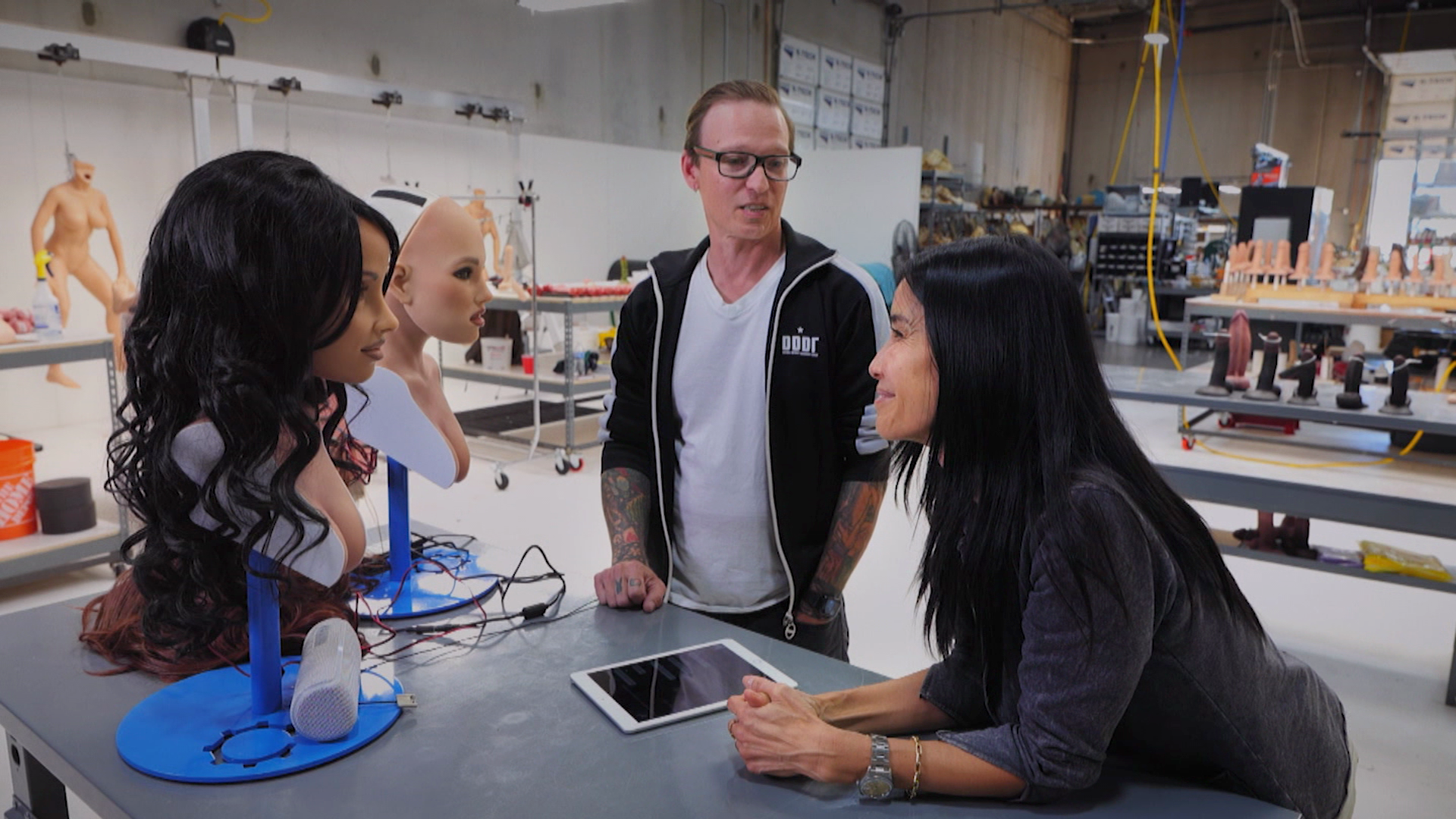 Lisa Ling has a conversation with a doll