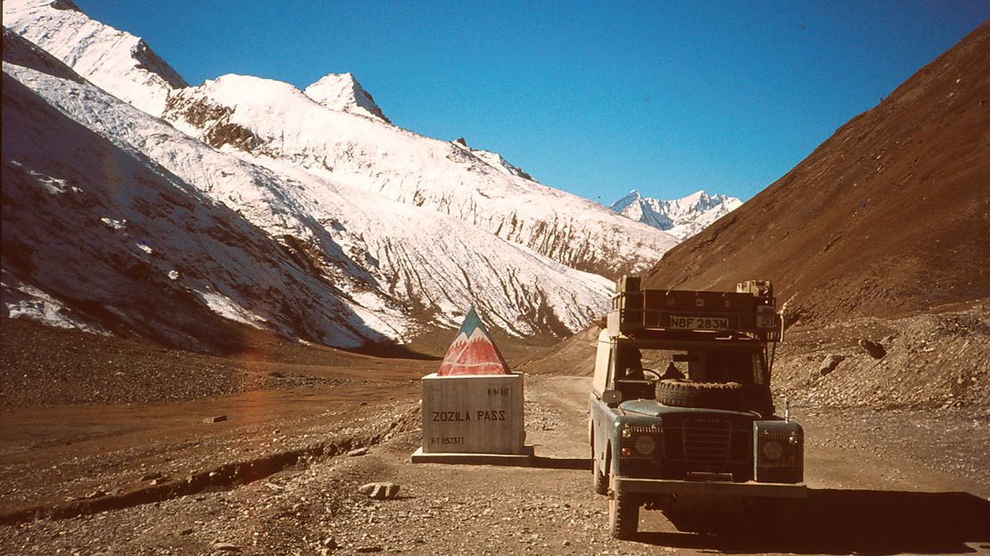 The couple's son Charles hopes to restore the Land Rover to its exterior look and finish from the 1977 adventure.