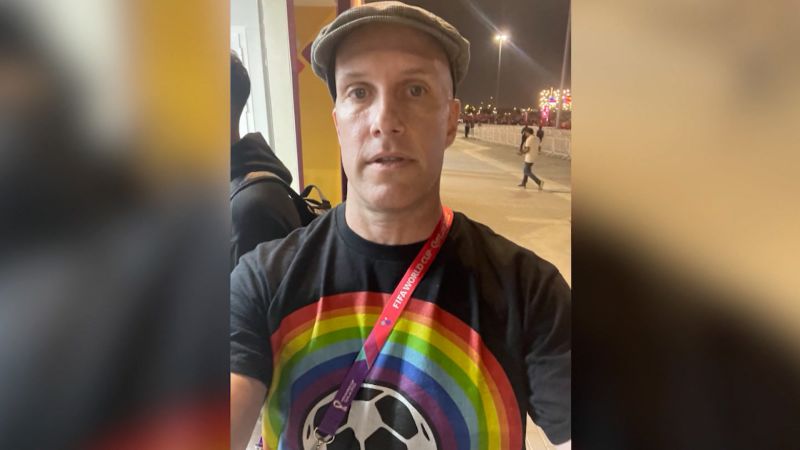 Watch: Hear from US journalist detained for wearing a rainbow shirt in Qatar | CNN