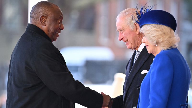 Le roi Charles accueille Ramaphosa d’Afrique du Sud pour sa première visite d’État