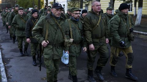 Russian citizens drafted during the partial mobilization are seen being dispatched to combat coordination areas after a military call-up for the Russia-Ukraine war in Moscow, Russia on October 10, 2022.