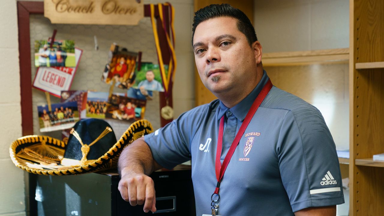Jose Otero is among several teachers helping the rising number of Latino students arriving in Hamilton County learn English.