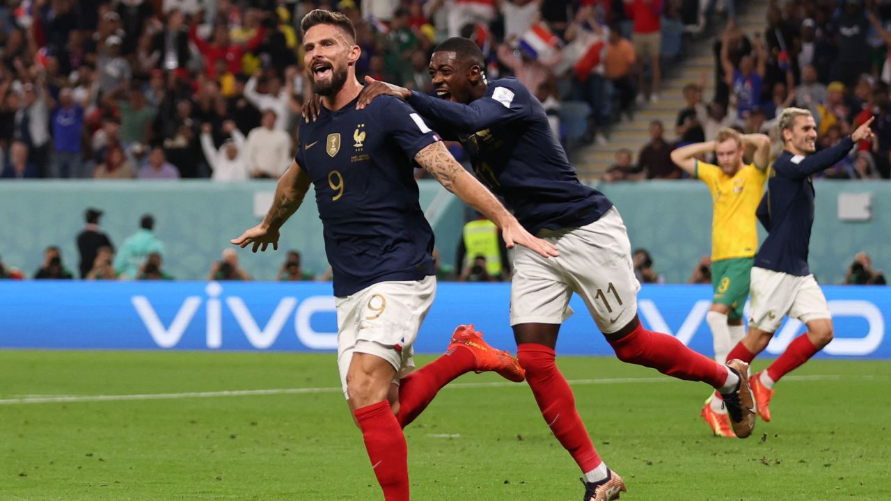Olivier Giroud is one goal away from becoming France's all-time record goal scorer.