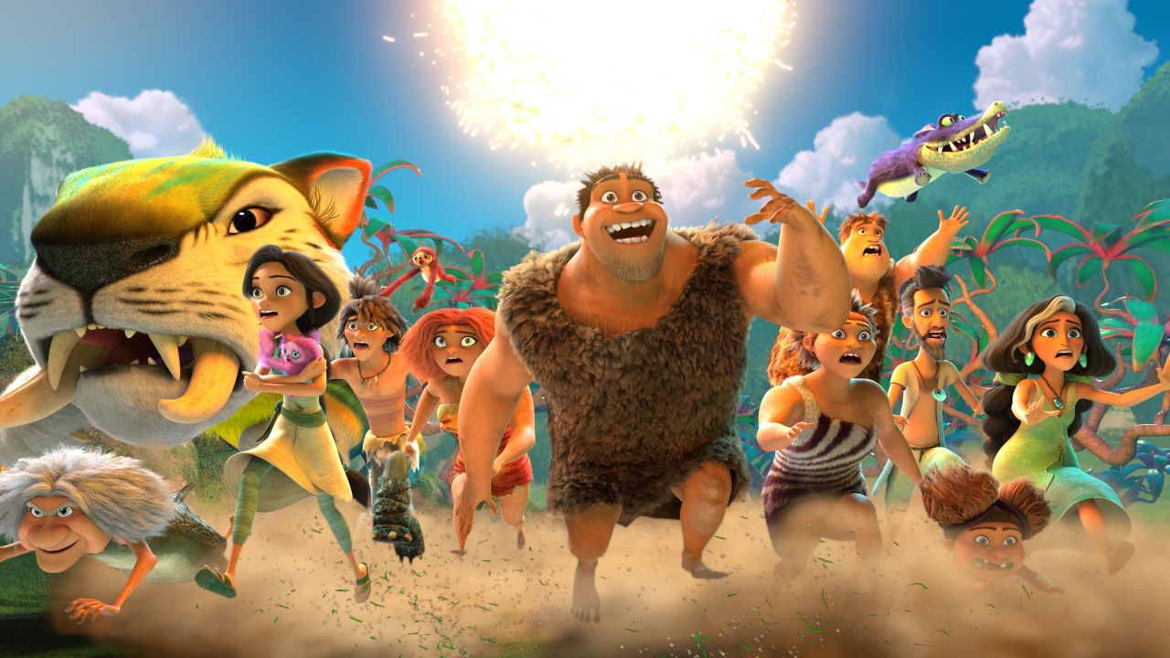 A scene from Hulu's "The Croods: Family Tree."