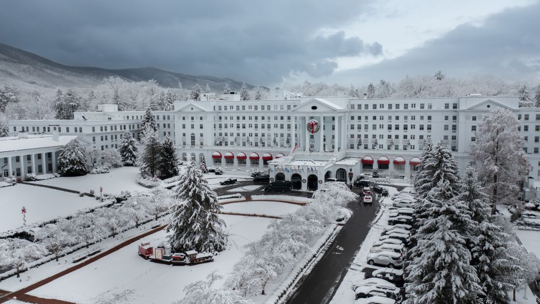 A white Christmas at The Greenbrier certainly would be nice.