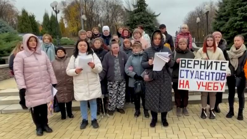 WATCH: Mothers of new Russian soldiers demand their sons be returned home | CNN