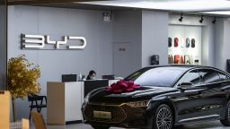A BYD Co. showroom in Shanghai, China, on Wednesday, Aug. 31, 2022. 