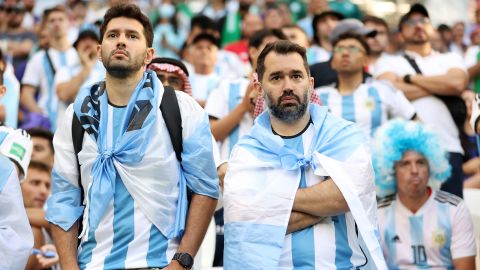Argentina fans have flocked to Doha to watch their side play. 