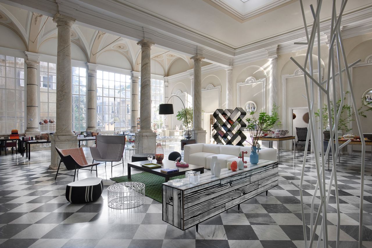 Design shop Via Garibaldi 12 is set in a Rolli Palace.