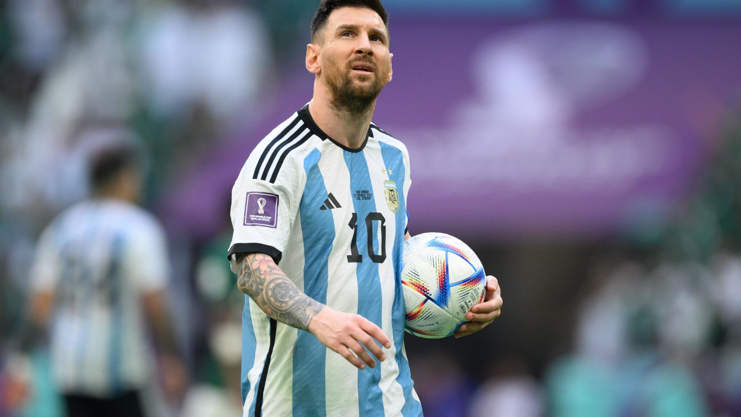 Lionel Messi scored the opener for Argentina and had a goal disallowed before Saudi Arabia mounted its comeback.