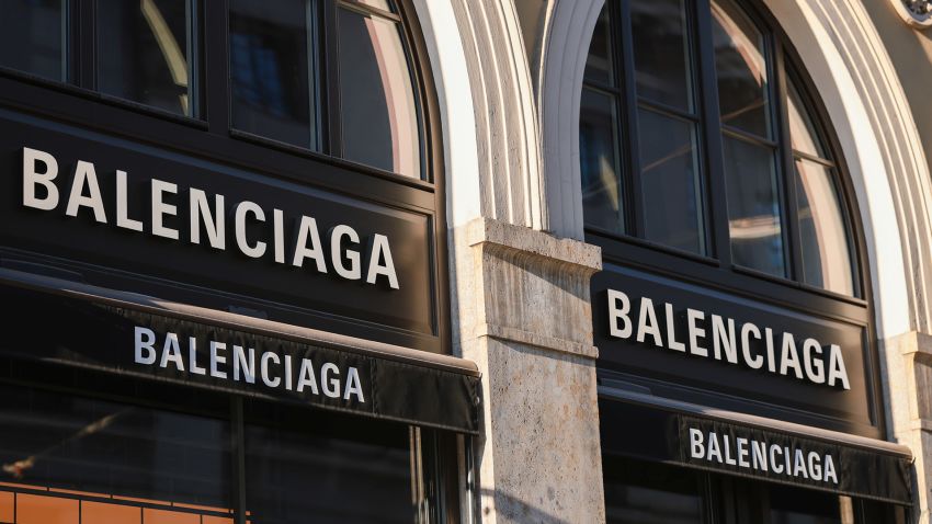 MUNICH, GERMANY - MARCH 22: The exterior of a Balenciaga store photographed on March 22, 2022 in Munich, Germany. (Photo by Jeremy Moeller/Getty Images)
