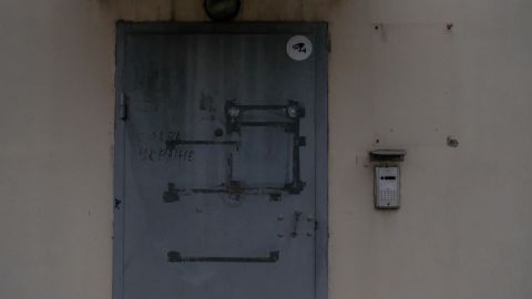 "Glory to Ukraine" now reads at the entrance to a detention centre used by Russian forces to hold and torture Ukrainian soldiers, dissidents and partisans.