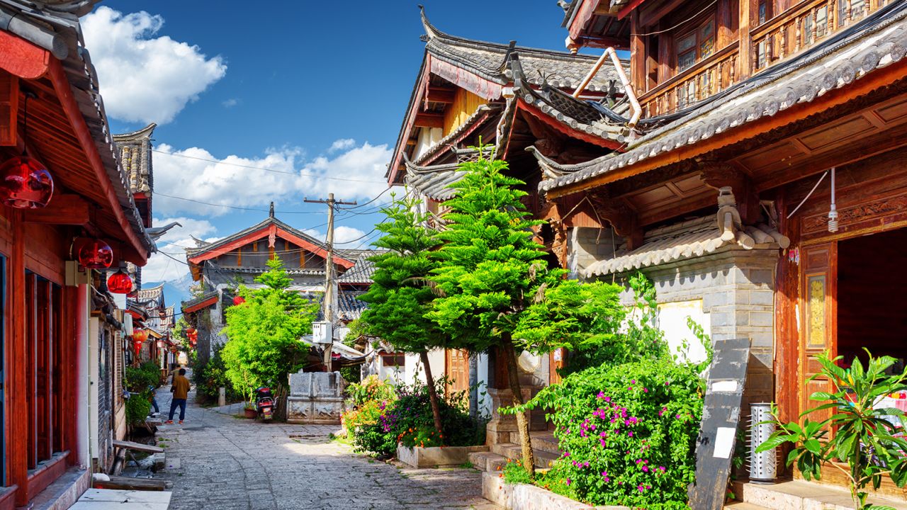 Lijiang's old town, in Yunnan province, is popular with Chinese domestic travelers.