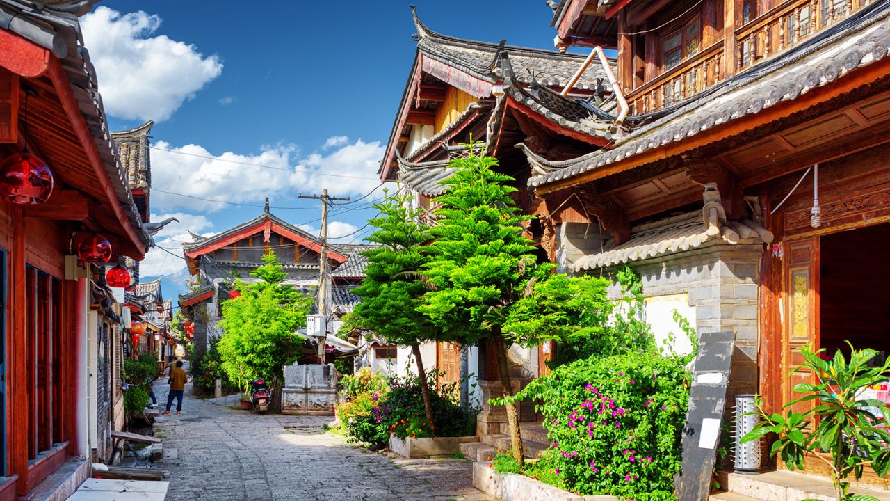 Lijiang's old town, in Yunnan province, is popular with Chinese domestic travelers.