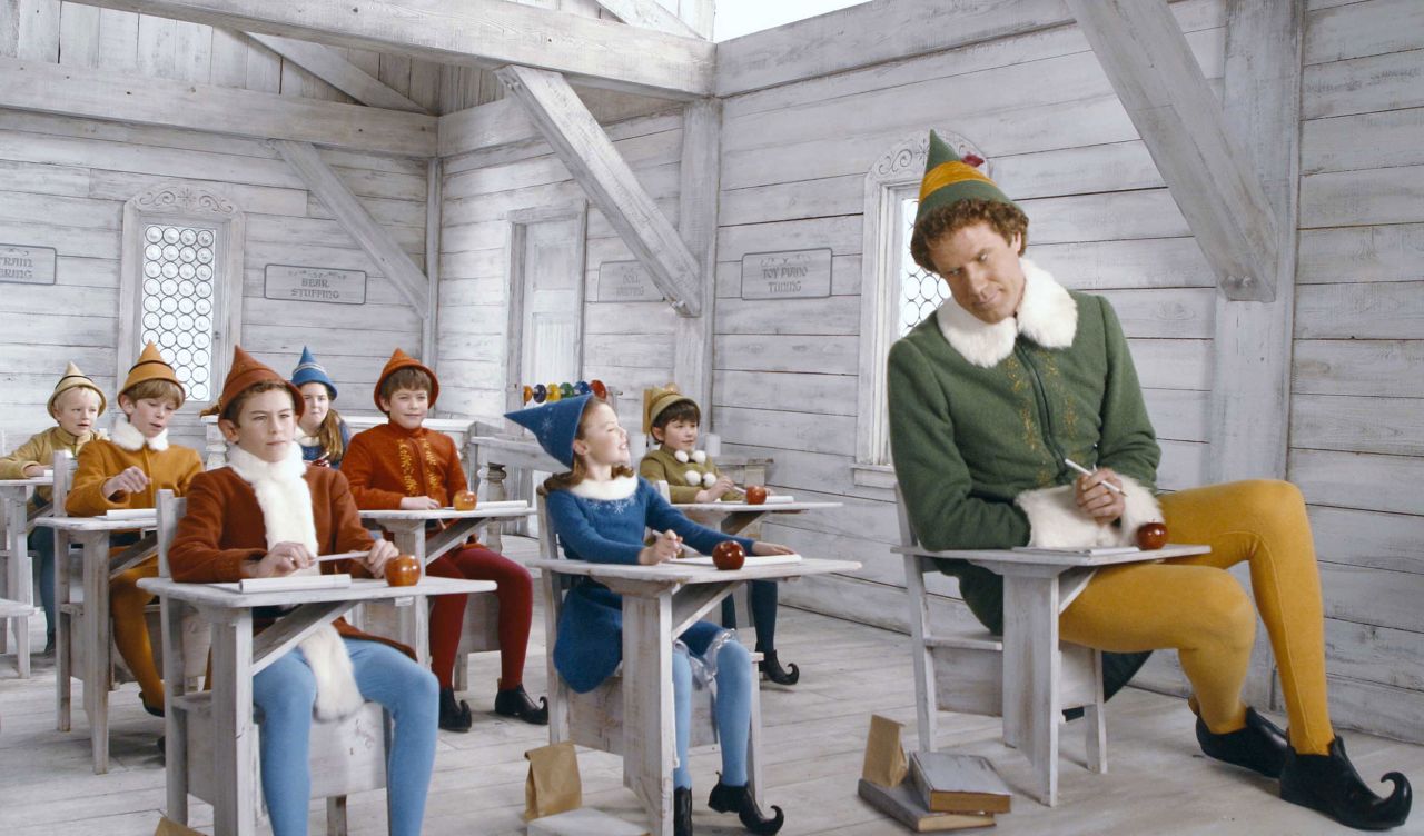 Elf starring Will Ferrell was released in 2003.