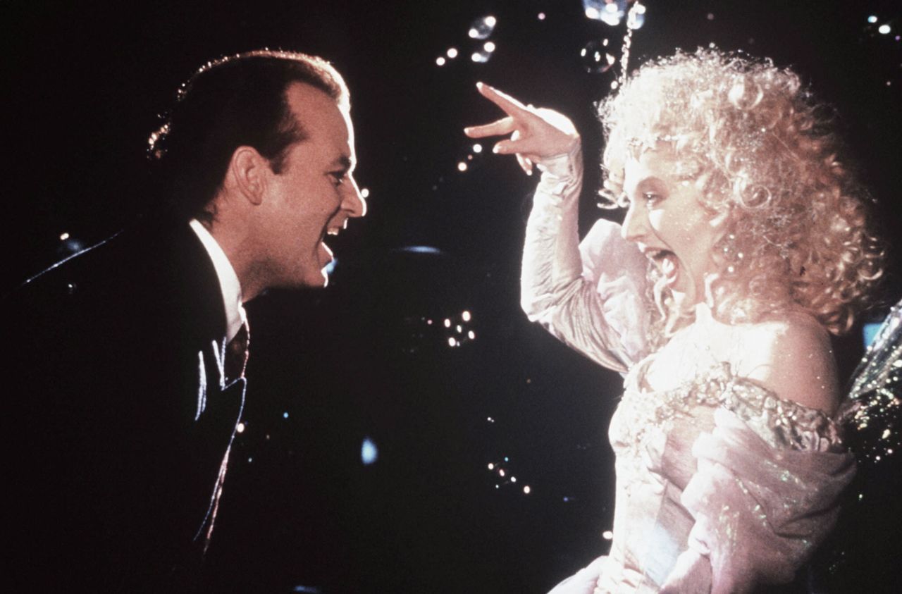 Scrooged was released in 1988, directed by Richard Donner, and included stars Bill Murray and Carol Kane.