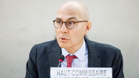 Turk called on Iranian authorities to "respect the fundamental freedoms of expression" at a UN Human Rights Council meeting on Thursday.