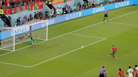 Ronaldo made history from the penalty spot on Thursday. 