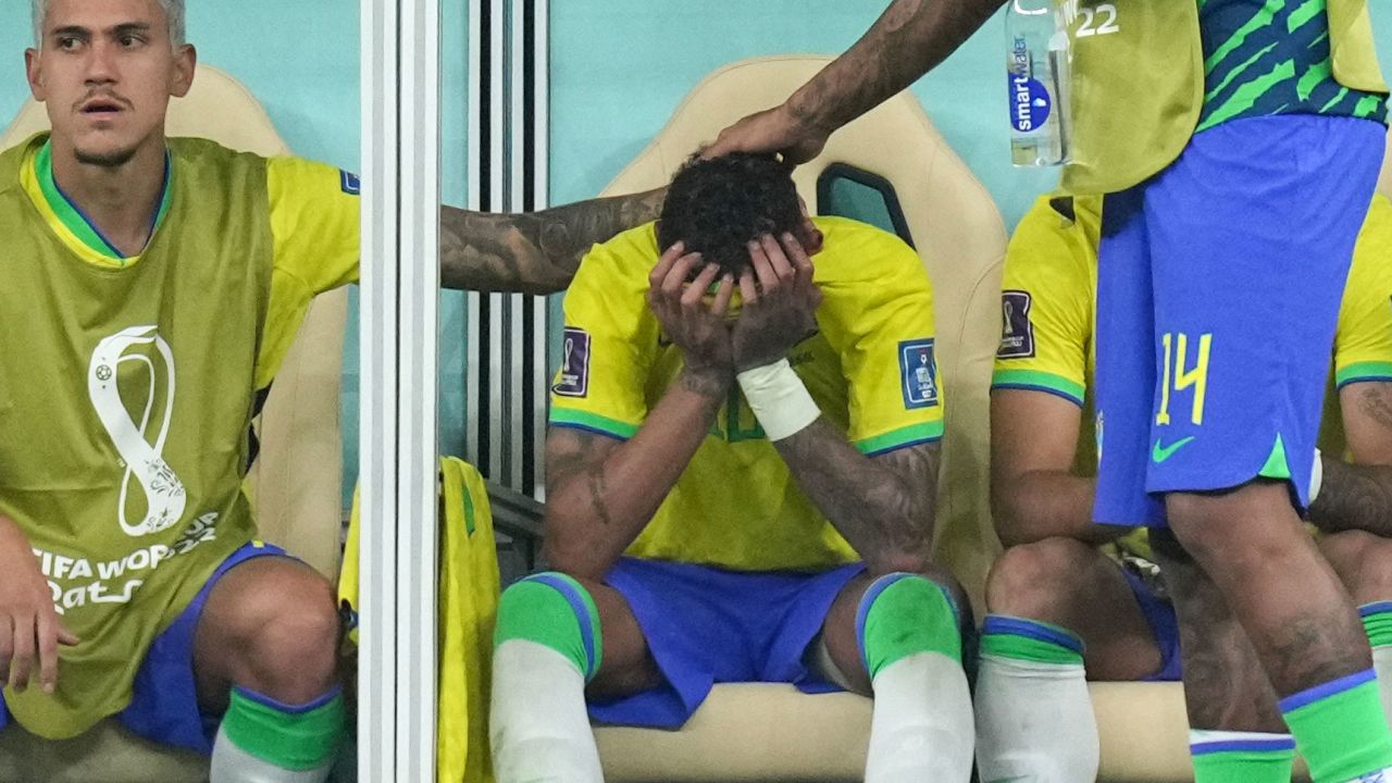 Neymar is playing in his third World Cup.