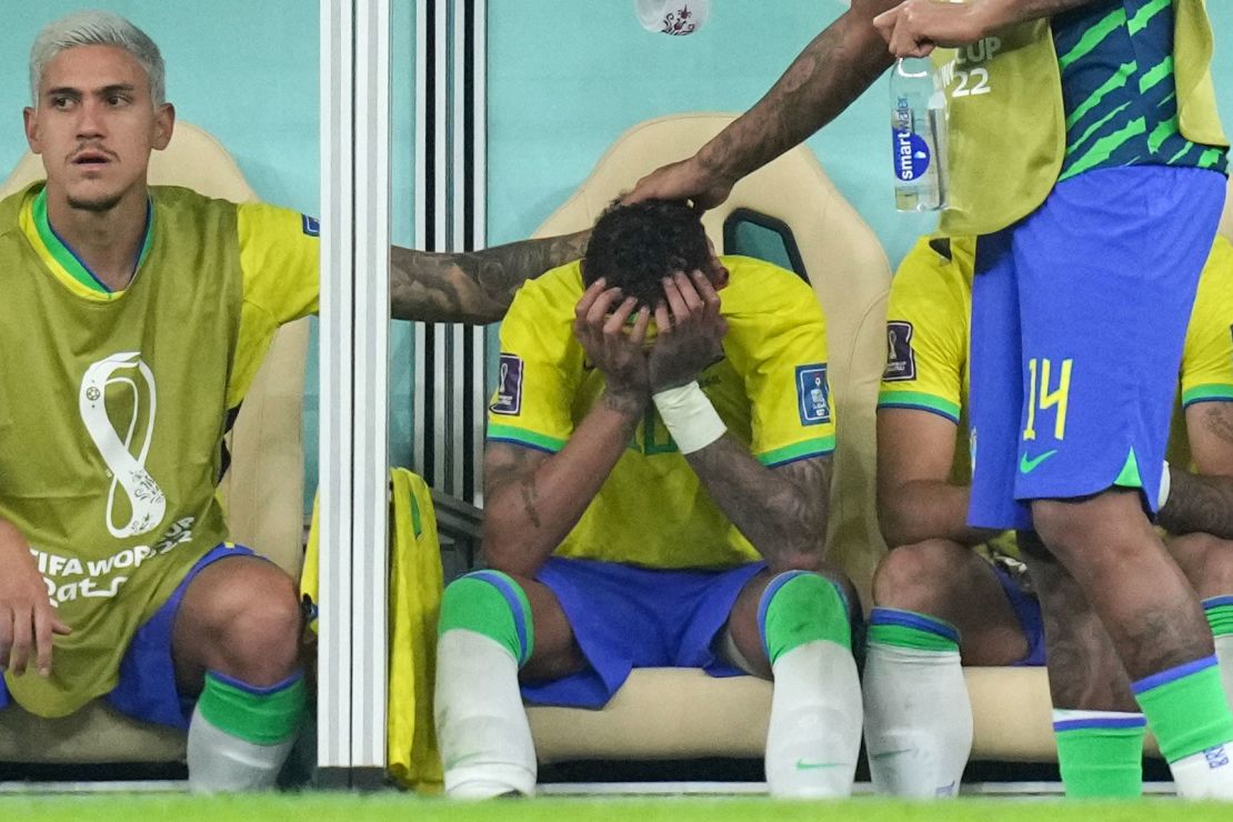 Neymar is playing in his third World Cup.