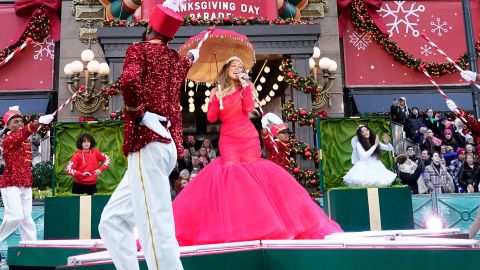 Mariah Carey performed with her twins during the 2022 Macy's Thanksgiving Day Parade." 