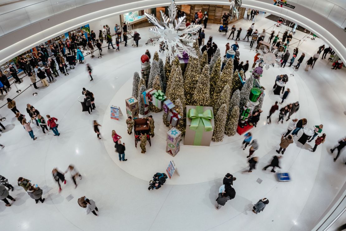 Shoppers hunt for bargains inside the Mall of America.