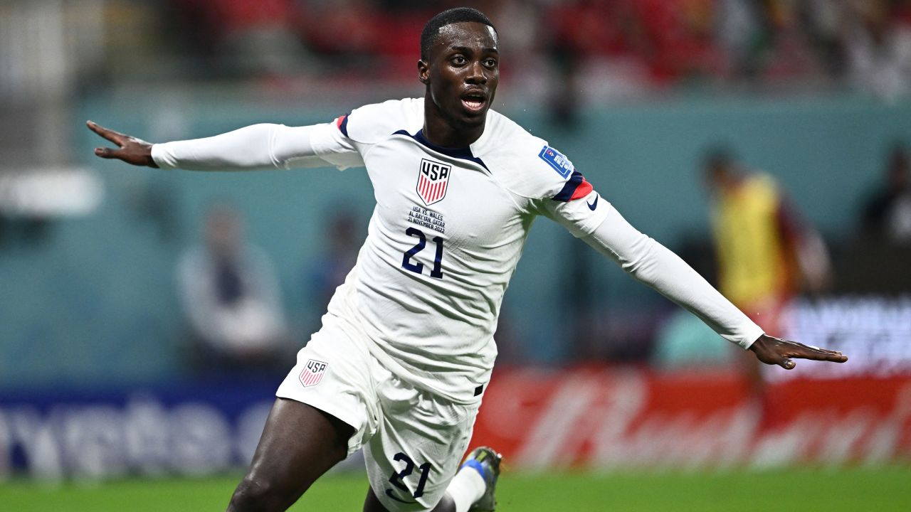 Timothy Weah has scored the USMNT's only goal of the tournament so far.