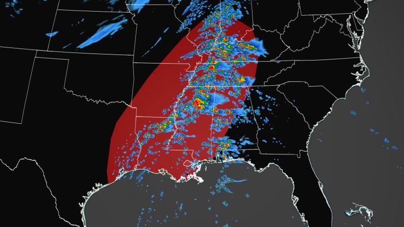 Significant tornadoes, damaging winds and hail possible for the south Tuesday