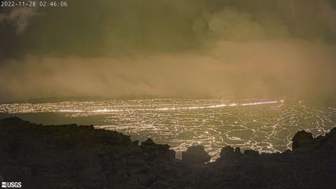 Mauna Loa began erupting Sunday.