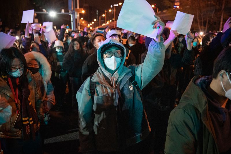 China Protests: At The Heart Of Protests Against Zero-Covid, Young ...