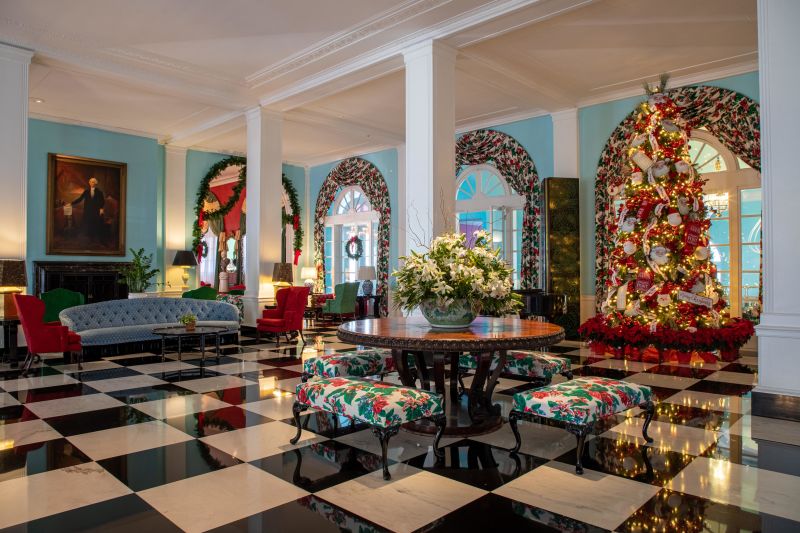 Hotels Decked Out For The Holidays CNN   221128090709 Christmas Hotels Greenbrier Tree 