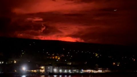 The volcano's glow was unlike anything Kailua-Kona resident Matthew Liano had ever seen, he said.