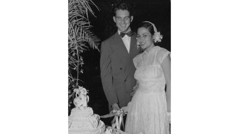 Gwendolyn Kamai married William Carl Bruhn in 1950.