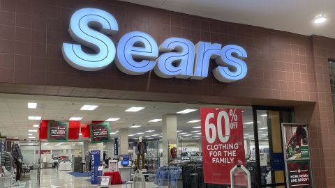 A Sears store is seen at the Newport Mall in Jersey City, New Jersey, on the week before Black Friday on November 20, 2021.