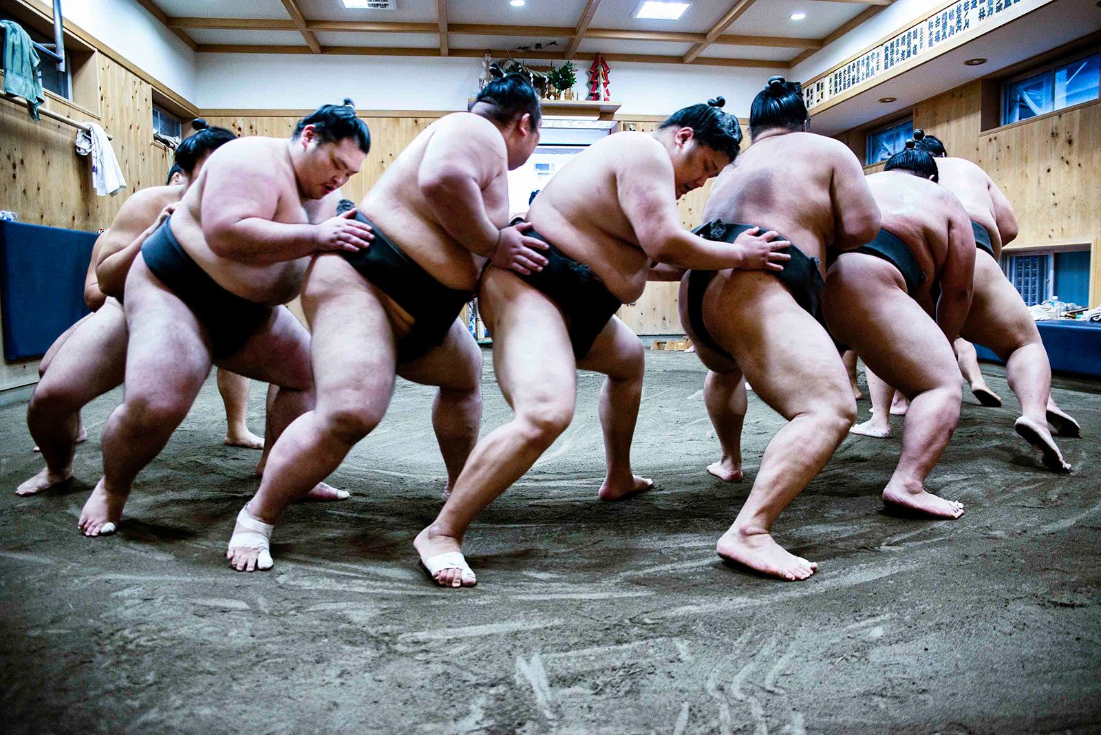 A rare glimpse into the secretive world of sumo wrestling