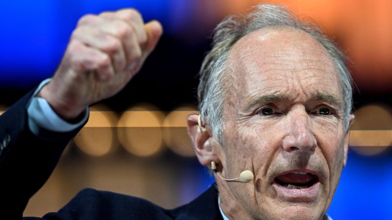 Tim Berners-Lee wants us to reclaim the internet from tech giants