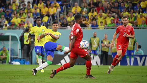 Casemiro's stunning strike was enough to see Brazil past a stubborn Switzerland