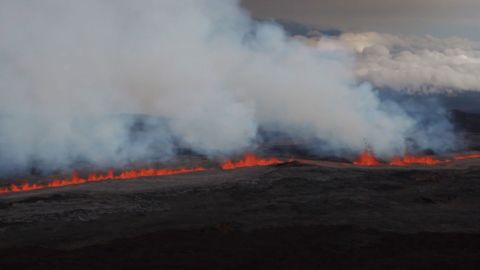 Hawaii health officials are warning residents about the possibility of "vog," or volcanic smog. 
