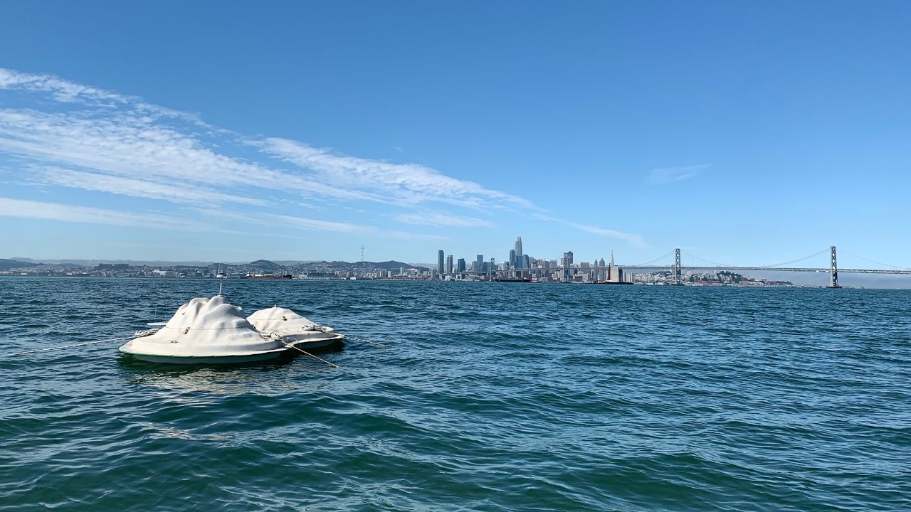 <strong>Buoyant Ecologies Floating Lab, Oakland, California, Architectural Ecologies Lab (2019) --</strong> It may not look like home, but this prototype building is providing insights into the future of marine living. The polymer structure acts as a breakwater to reduce coastal erosion, while its curved and ridged shape is designed to collect rainwater above the surface and provide a habitat for ocean invertebrates on its underside. "I think this is one of my favorite projects in the book," says Topham, who says the concept is being tested further in the Maldives, where it could find application bolstering the islands' shoreline, and also capturing nutrients for mangroves.<br /> <br />