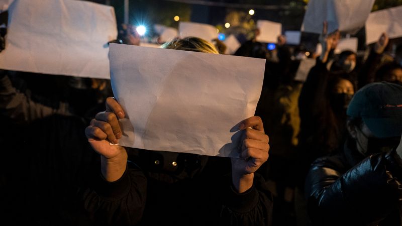 ‘White paper’ protests: China’s top stationery supplier says it’s still selling A4 sheets | CNN Business