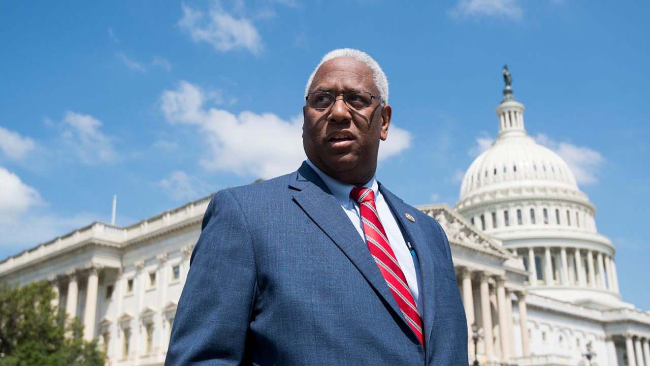 Rep. Donald McEachin holds a news conference with faith leaders to "urge lawmakers to reject proposed cuts to the Supplemental Nutrition Assistance Program in the Farm Bill" on May 7, 2018. 