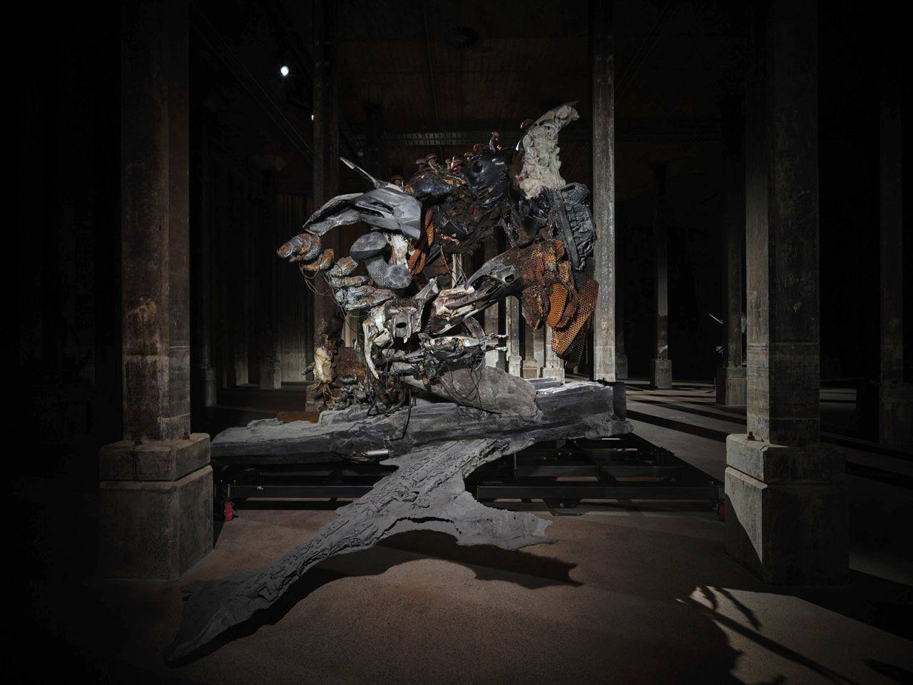 Adrián Villar Rojas' installation "The End of Imagination."