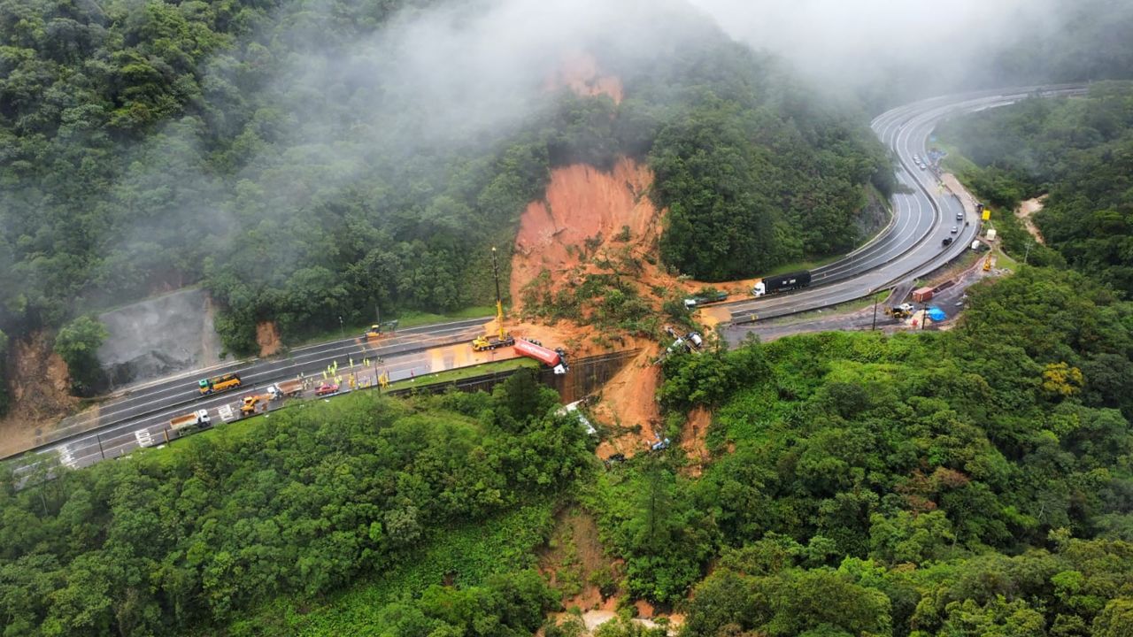 At Least Two People Dead, Dozens More Missing After Landslide Wipes Out Highway in Brazil