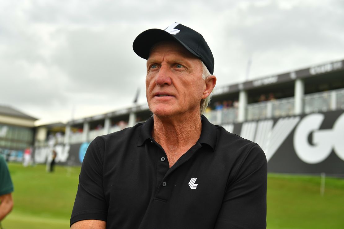 Norman attends a LIV Golf tournament in Bangkok, Thailand last month. 