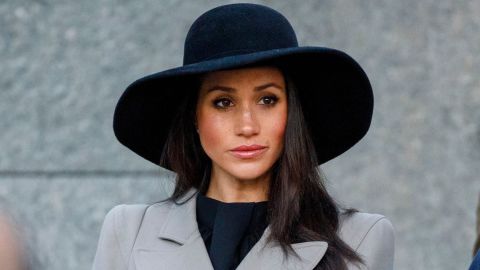 Meghan, Duchess of Sussex attends an Anzac Day Dawn Service in London in this file photograph from April 2018.